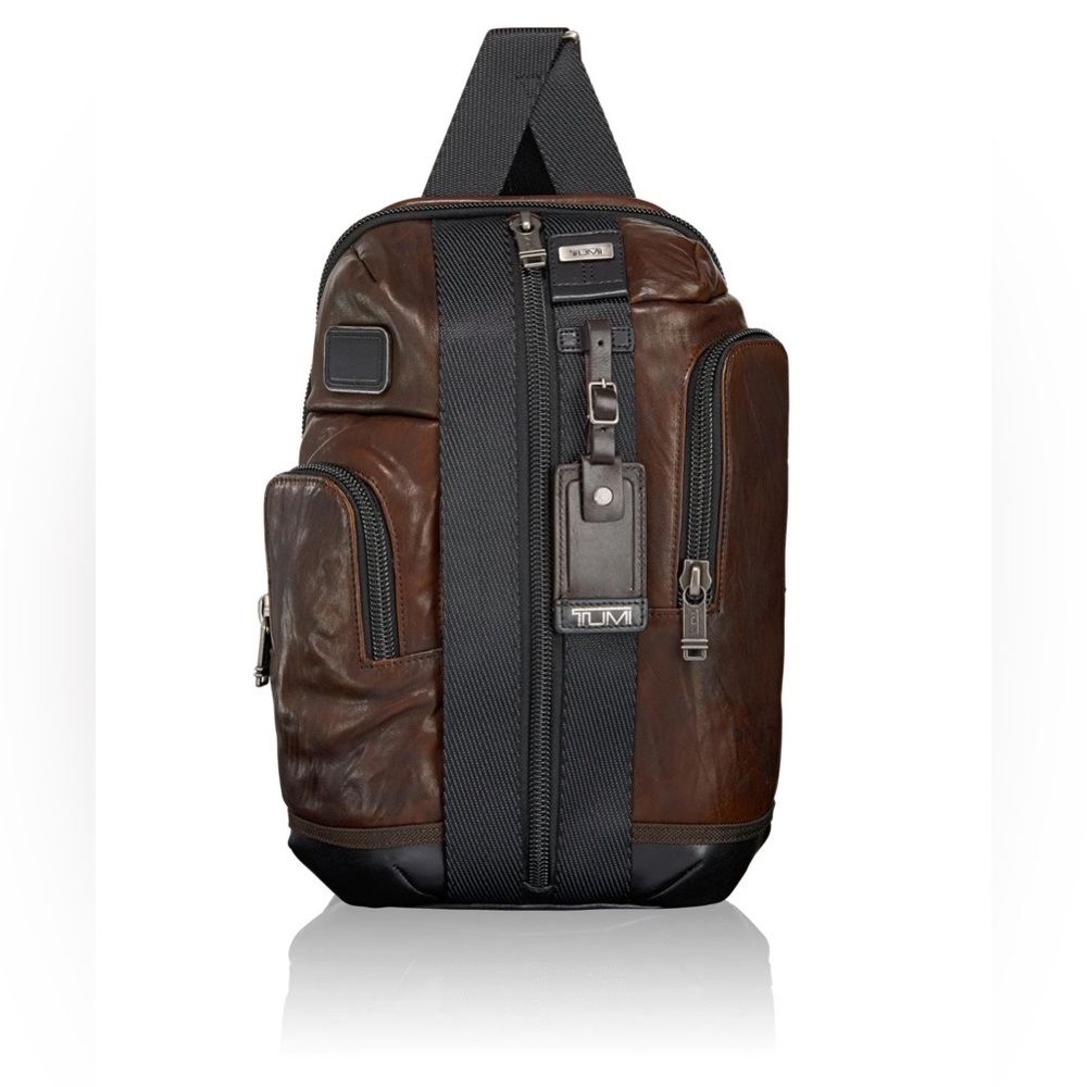 Tumi - Alpha Bravo Leather Sling Bag
